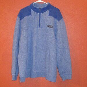 Vineyard Vine Men XX Large Blue Warm Outdoors Graphic Long Sleeve Pullover